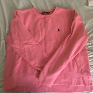 polo pink womens sweater